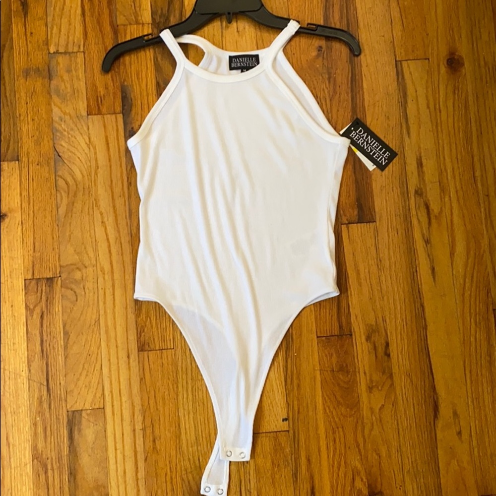 DANIELLE BERNSTEIN | White Tank Bodysuit